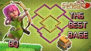 ★COC BASE 2018★BEST TH 6 HYBRID BASE | NEW TOWN HALL 6 FARMING / TROPHY BASE 2018!!