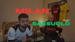 SASSUOLO BESTIA NERA !! MILAN - SASSUOLO 2-2 LIVE REACTION 