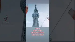 Did you know....Tokyo Skytree is the tallest tower in the world? #Tokyo #SkytreeTower #japan