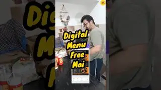 FREE Mai Kaise bnaye Apna Digital Menu #shorts #food #zomatofood #cloudkitchen #viral