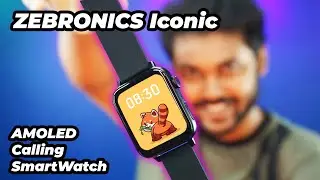 ZEBRONICS Iconic AMOLED Metal Body Calling Smartwatch