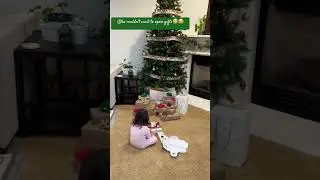 Who couldn’t wait to open 🎁 #baby #christmas #cutebaby #asmr #shorts