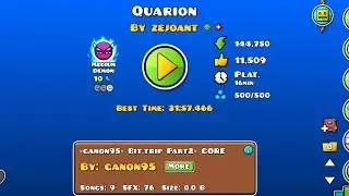 QUARION By:ZEJOANT[Geometry Dash 2.2]Una odisea gal&aacute;ctica