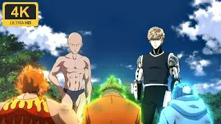 Saitama Decides To Train New Disciples & Make Them Heroes【4K 60FPS】One Punch Man