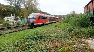 Ausfahrt aus Bundenthal f&uuml;r den RB65 nach Kaiserslautern