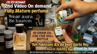 How to Use 40Grm Oil for 100ML Perfume | Professional Perfume Making by Scent by Hateem