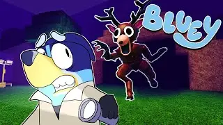 BLUEY ENCUENTRA y ESCAPA de la BASE SECRETA del CIERVO | Las Aventuras de BLUEY en ROBLOX!
