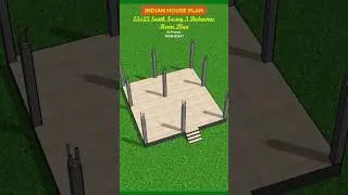 Detail Floor Plan with Furniture placement #home #building #shorts #shortvideo #house