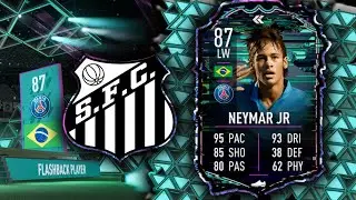 WORTH COMPLETING THIS SBC?? 87 FLASHBACK NEYMAR JR PLAYER REVIEW!!!