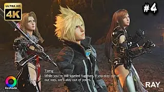 Final Fantasy VII Rebirth 4K Gameplay #4 Explore Junon Intels - Sharp Reshade