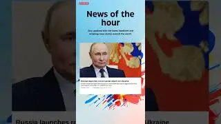 Breaking News: Russia launches record aerial attack on Ukraine #russia