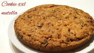Recette de cookie GÉANT au Nutella ! (pour les gourmands😋)