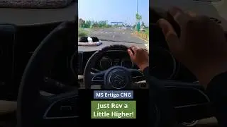 Ertiga CNG Overtaking Hack: Rev Higher, Pass Faster! #ertigacng #overtakingtips #carperformance
