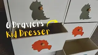 🔥How to Install🔥 FRAPOW Kid Dresser, Boy Storage Organizer Dresser for Baby Child