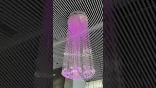 Fiber optics butterfly LED light curtains#fiberopticlight
