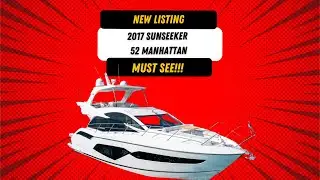 Б/у яхта Sunseeker 52 Manhattan 2017 года выпуска ПРОДАЕТСЯ! Расположена в Майами, Флорида.