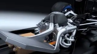 Mercedes Hybrid Power Unit PU106A for 2014 F1 season (3D animation)