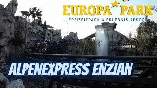 Europa-Park Rust. Alpenexpress Enzian Mack Rides Powerd Coaster. Achterbahn