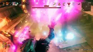 Valheim - Leveling up my Blood Magic using Bonemass