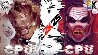 WWE 2K25 [ Ai vs Ai ] &ndash; Mankind vs The Fiend &ndash; Underground Submission Match #monsterarise