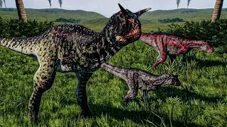 Der CARNOTAURUS RAMMT andere Dinosaurier WIE EIN STIER! 🐂🦖 - The Isle Evrima