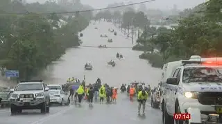Weather Events - major flooding after &lsquo;rain bomb&rsquo; (Australia) - BBC - 1st March  2022