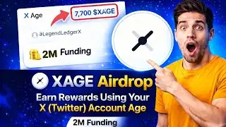 XAGE Airdrop | $2M Funded Project | Free Tokens Based on X Account Age (April TGE Confirmed)