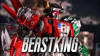 Voltron：Defender of the Universe Reborn-01 Beastking Voltron GoLion stop motion.