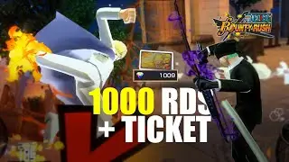 LEGENDARY TICKET + 1000 RDS | Dressrosa Zoro & Wedding Sanji Bounty Fest Summons | OPBR