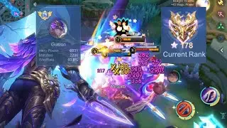 Gusion high rank jungle, mid, and gold?! | highlight #4