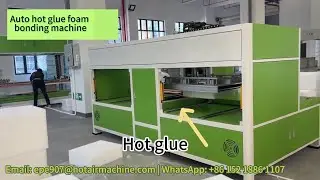 Automatic Foam Bonding Machine | Hot Glue Technology | CE Certified