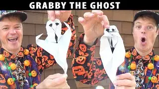 Grabby the Ghost 👻 Pull-the-Tail GRABBING Ghost! Pure Origami
