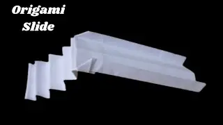 DIY Origami Playground Slide | How to make a Paper Playground Slide