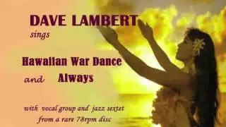 Dave Lambert sings