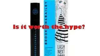 FIRST IMPRESSION ON THE NEW LASH NEXT DOOR MASCARA!! | Crystal Marie
