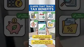 Tax Benefits Track करने वाले 5 Best Apps 📱 | Tax Saving Tools  #shorts #financeinhindi