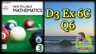 Q6 || Ex-6C || D3 || NSM || Coordinate Geometry || O'levels Mathematics || in Urdu Hindi