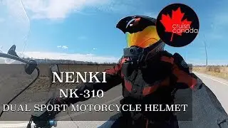 New Nenki NK-310 Dual Sport Motorcycle Helmet Unboxing and Review