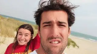 VANLIFE IN UK | First swim in the Atlantic, Visiting Old Harry's Rock and our first day trip in Sol