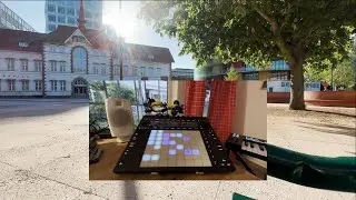 It is nice to be out in the sun, with the Ableton Push 3
