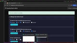 DEMONSTRATION VIDEO OF GUARDIANVAULT (protecting sensitive data against unauthorized access)