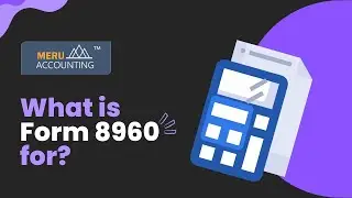 What is form 8960 for? | Meru Accounting