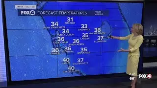 Cold Canadian air en route to SWFL