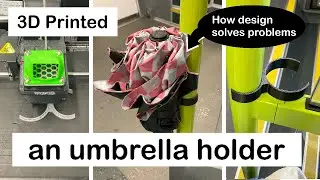 I printed an holder to hold my umbrella on bus 