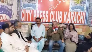 City press club markazi office men taqbeer confrence