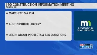 Minnesota Department of Transportation to hold information meeting in Austin