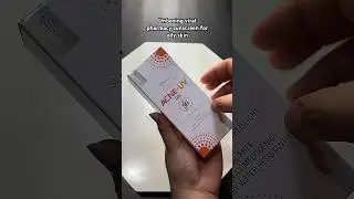 Acne UV Gel Sunscreen || #2024 #youtubeshorts #ytshorts #sunscreen creen