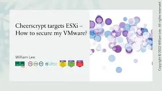 Cheerscrypt targets ESXi - How to secure my VMware?