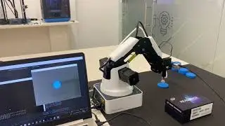 3D Robotic vision development teaser using Intel RealSense Depth camera D435i and Dobot robot arm