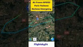 Air France Flight from Paris to Toulouse returned to Paris Orly Airport on declaring an emergency